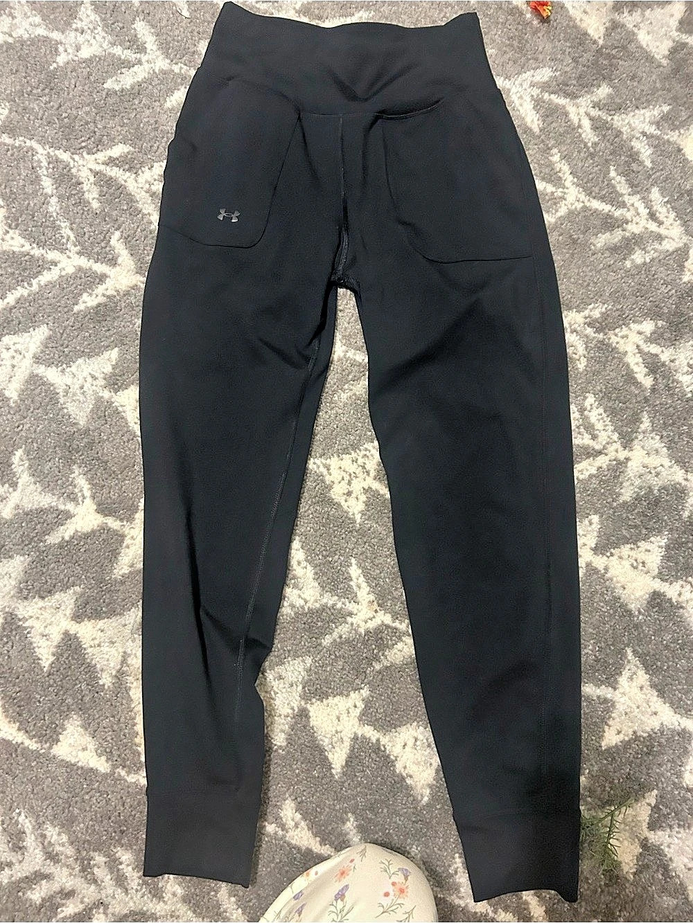 Under Armour UA Motion Joggers Black Athletic Leggings Small